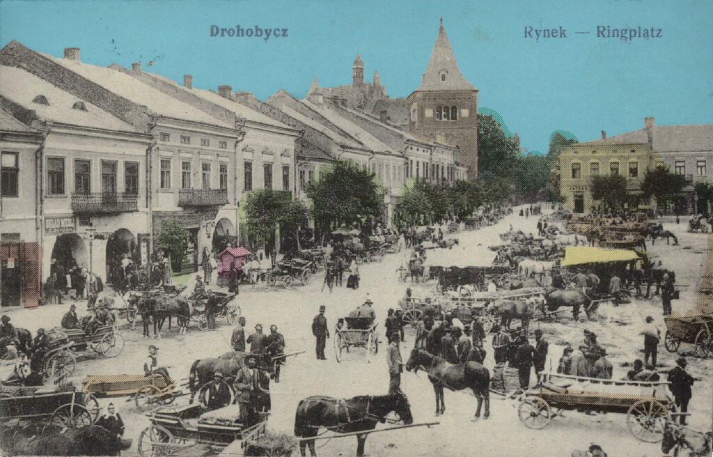 Stara pocztówka z Drohobycza