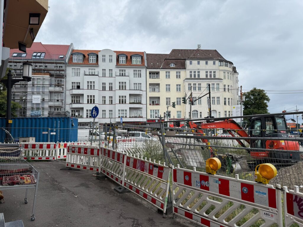 Plac budowy w centrum Berlina