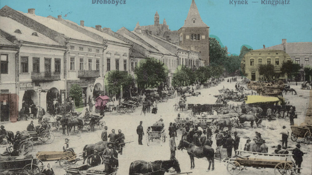 Stara pocztówka z Drohobycza