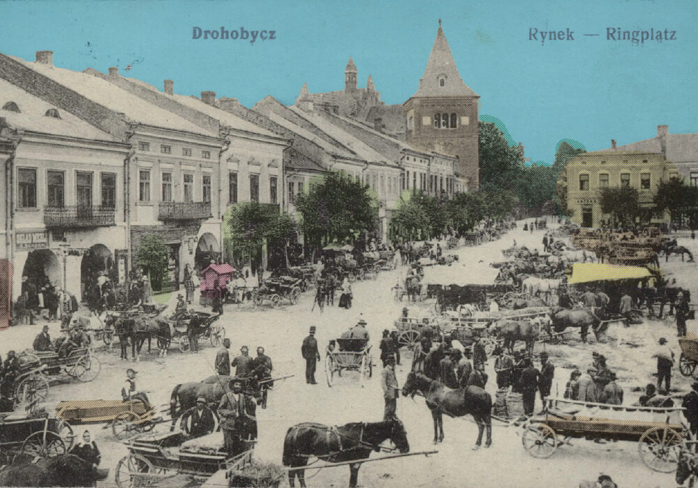 Stara pocztówka z Drohobycza